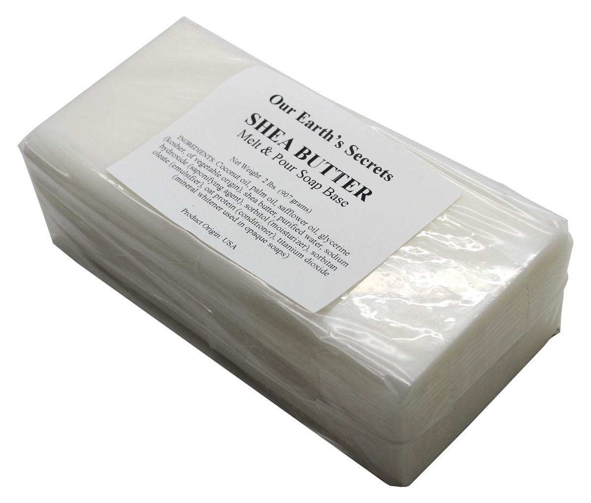 Our Earth's Secrets 2 Lbs (907 grams) Shea Butter Melt and Pour